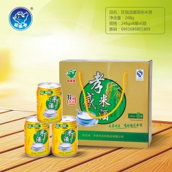 武漢旺福龍罐裝米酒飲品248g