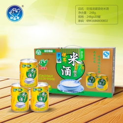 杭州旺福龍罐裝米酒飲品248g