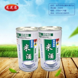 湖北龍芝戀易拉罐米酒飲品350ml